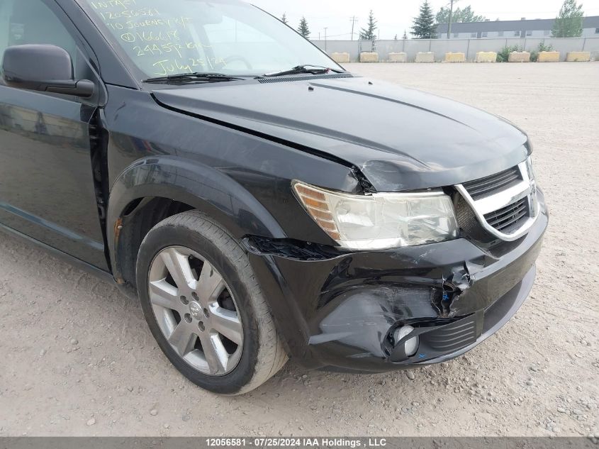 2010 Dodge Journey R/T VIN: 3D4PH6FV9AT166618 Lot: 12056581