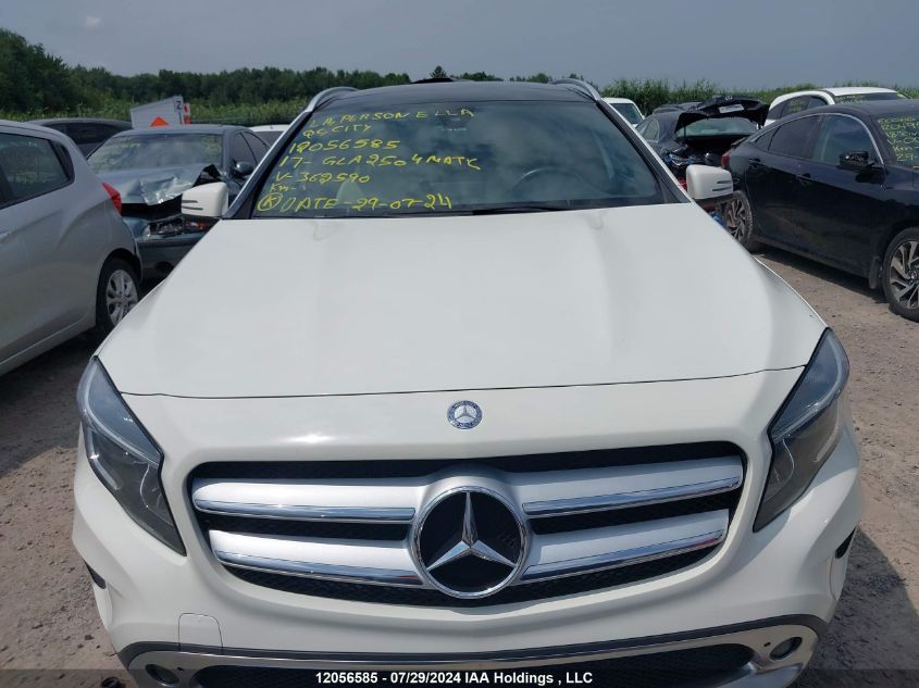 2017 Mercedes-Benz Gla 250 4Matic VIN: WDCTG4GB3HJ362590 Lot: 12056585