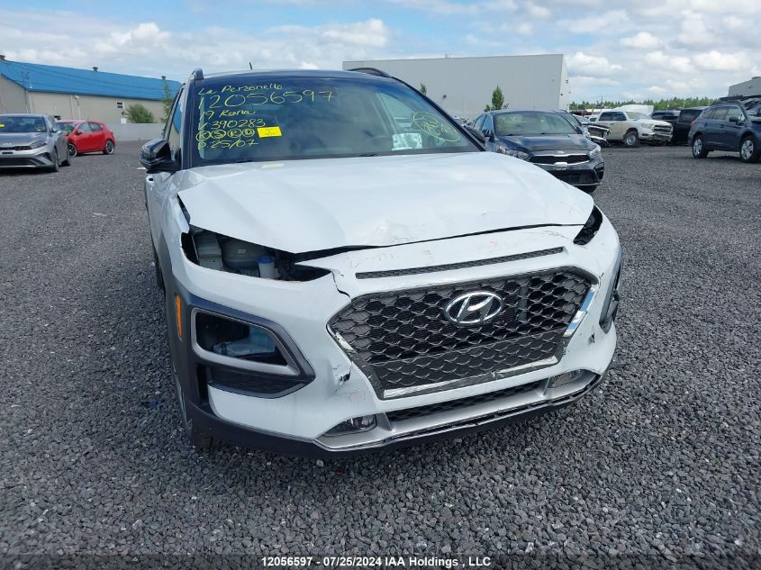 2019 Hyundai Kona Limited VIN: KM8K3CA58KU390283 Lot: 12056597