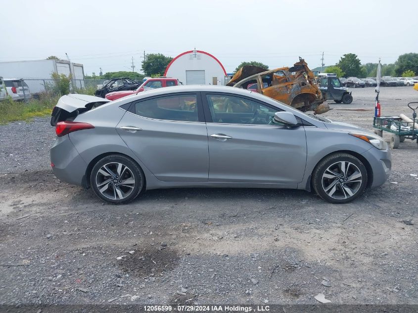 2014 Hyundai Elantra Limited VIN: KMHDH4AH7EU076686 Lot: 12056599
