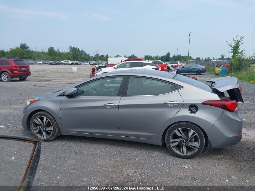 2014 Hyundai Elantra Limited VIN: KMHDH4AH7EU076686 Lot: 12056599