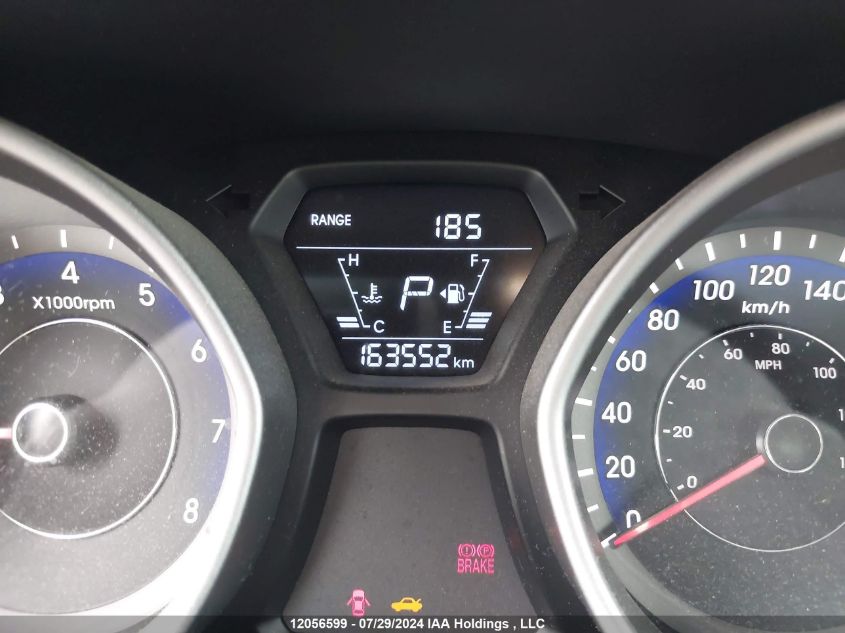 2014 Hyundai Elantra Limited VIN: KMHDH4AH7EU076686 Lot: 12056599