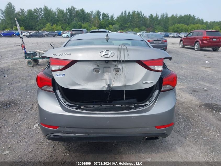 2014 Hyundai Elantra Limited VIN: KMHDH4AH7EU076686 Lot: 12056599
