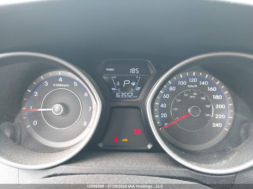 2014 Hyundai Elantra Limited VIN: KMHDH4AH7EU076686 Lot: 12056599