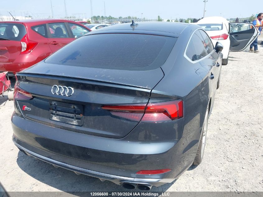 2018 Audi S5 Sportback VIN: WAUB4CF50JA014748 Lot: 12056600