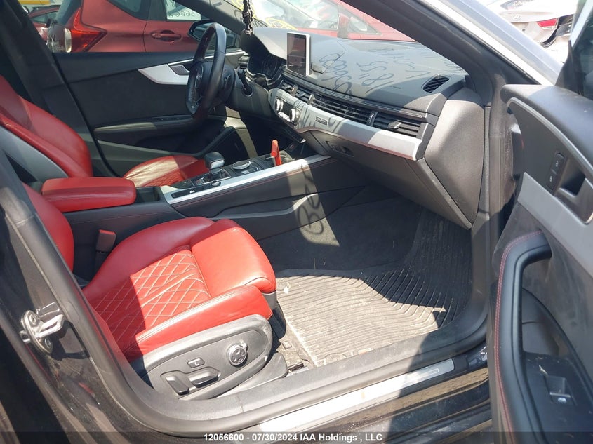 2018 Audi S5 Sportback VIN: WAUB4CF50JA014748 Lot: 12056600