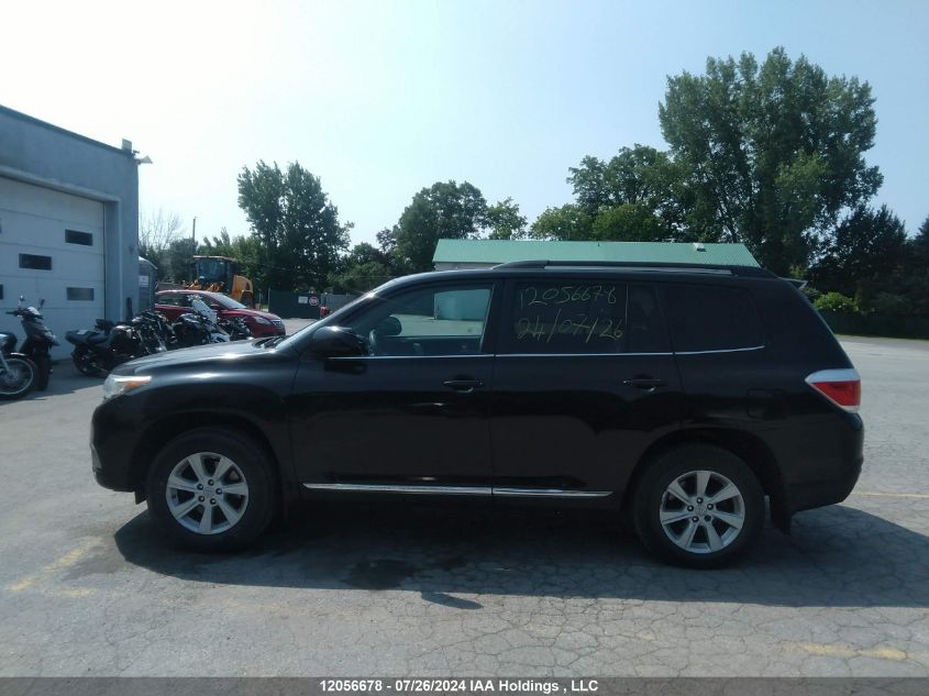 2012 Toyota Highlander VIN: 5TDZA3EH7CS018078 Lot: 12056678