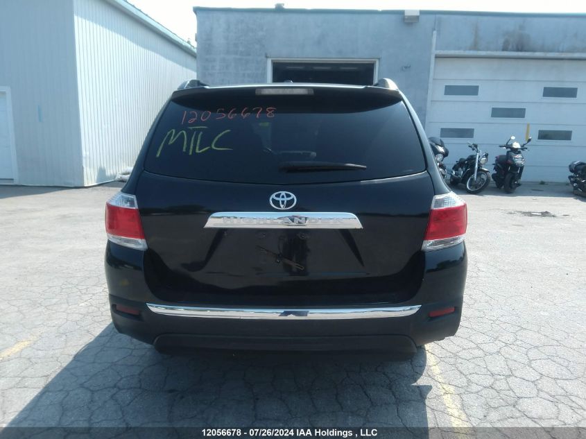 2012 Toyota Highlander VIN: 5TDZA3EH7CS018078 Lot: 12056678