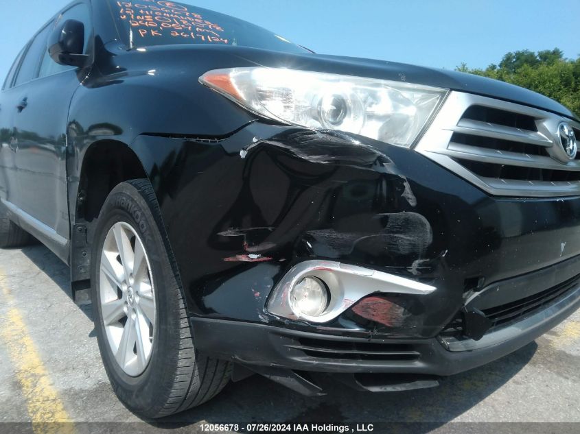 2012 Toyota Highlander VIN: 5TDZA3EH7CS018078 Lot: 12056678