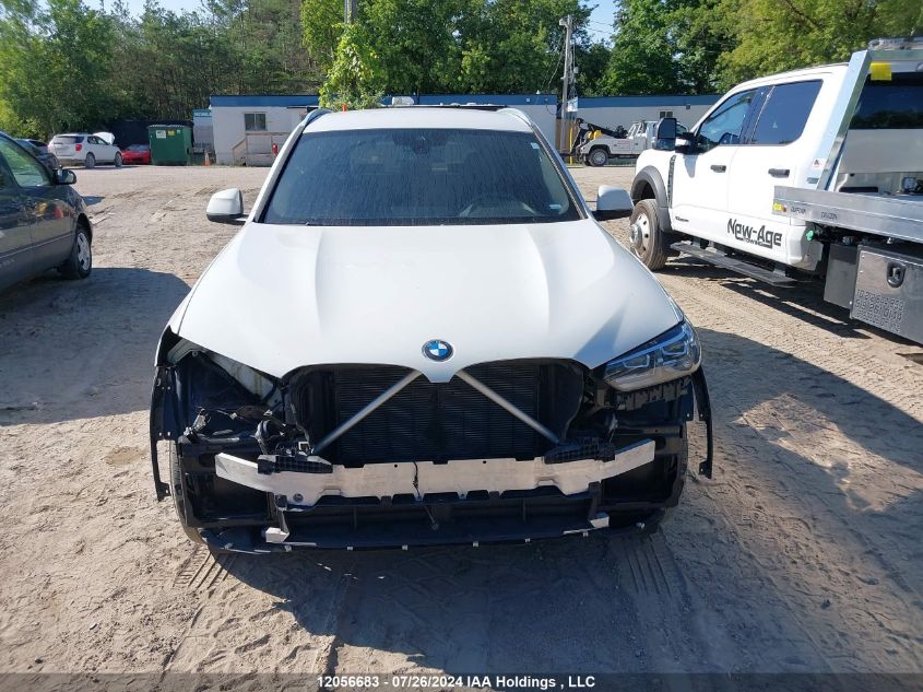 2022 BMW X3 VIN: 5UX53DP01N9L86455 Lot: 12056683