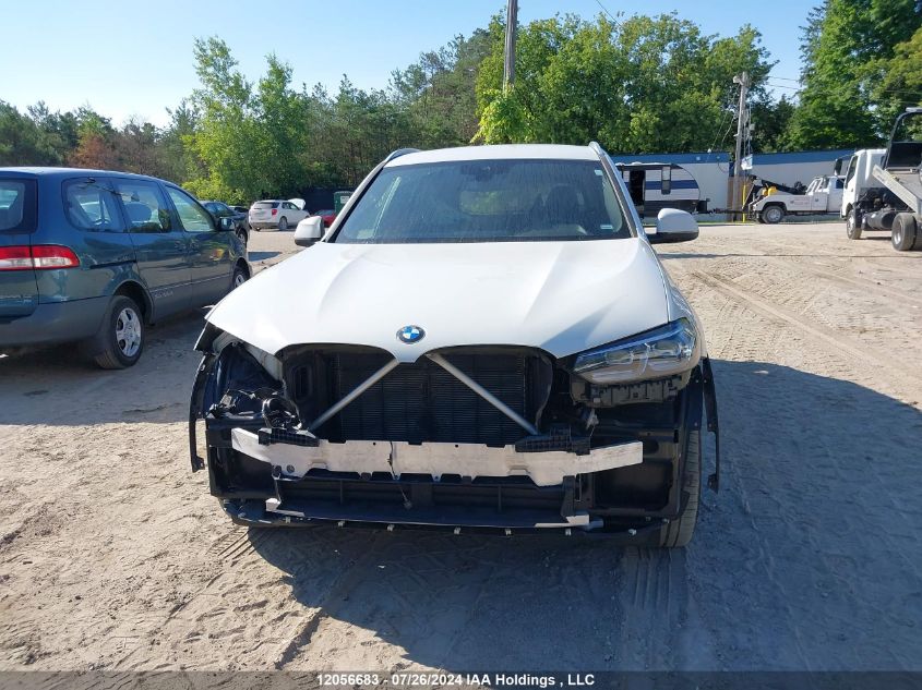 2022 BMW X3 VIN: 5UX53DP01N9L86455 Lot: 12056683