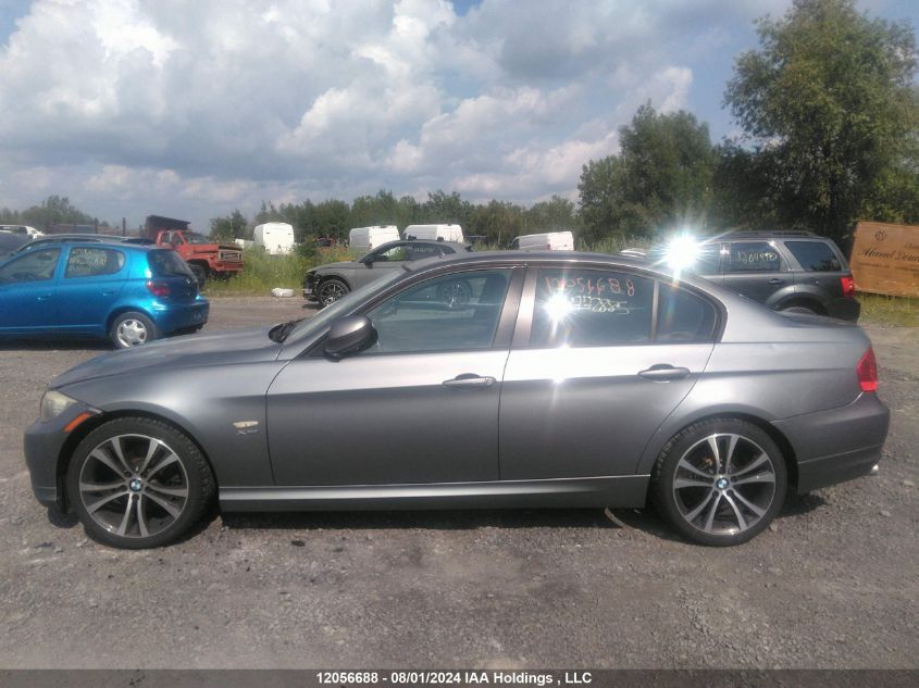 2011 BMW 3 Series VIN: WBAPK7C57BA772885 Lot: 12056688