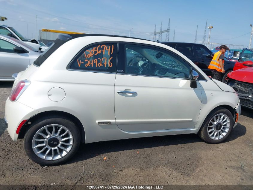 2014 Fiat 500C Lounge VIN: 3C3CFFER6ET249276 Lot: 12056741