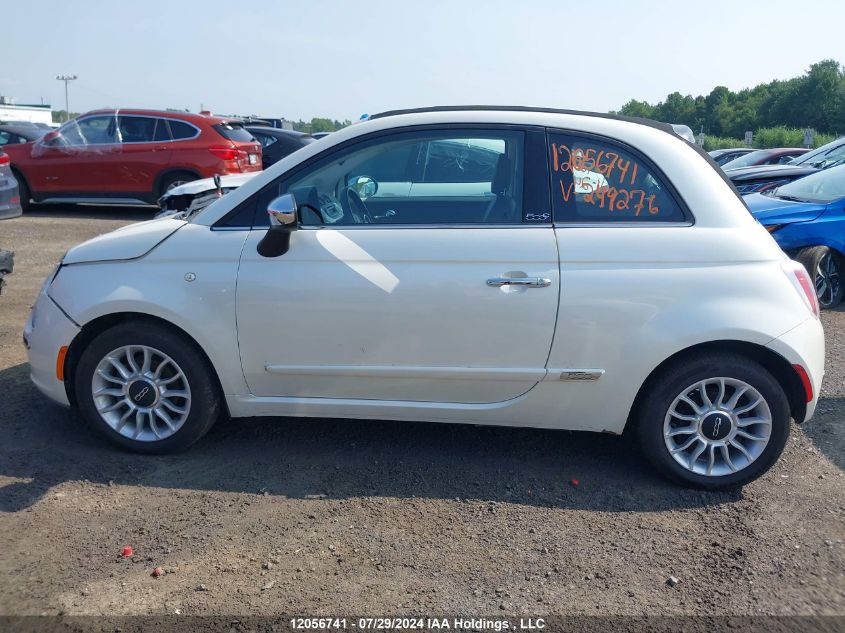 2014 Fiat 500C Lounge VIN: 3C3CFFER6ET249276 Lot: 12056741