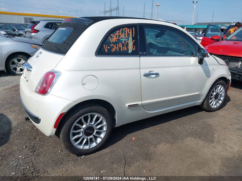 2014 Fiat 500C Lounge VIN: 3C3CFFER6ET249276 Lot: 12056741
