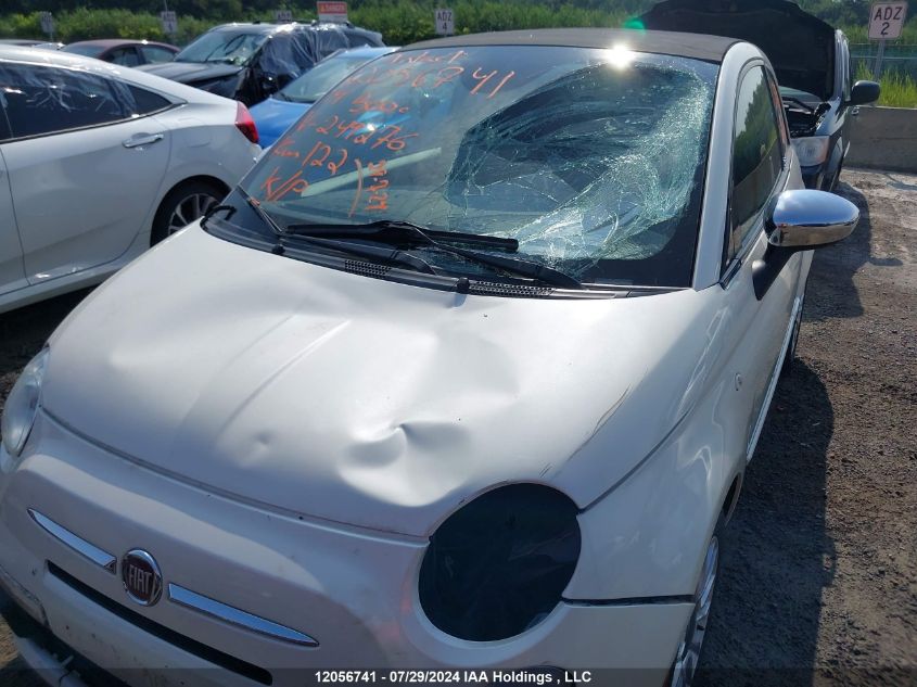 2014 Fiat 500C Lounge VIN: 3C3CFFER6ET249276 Lot: 12056741