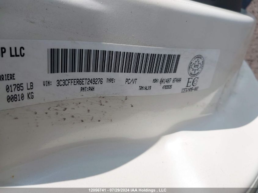 2014 Fiat 500C Lounge VIN: 3C3CFFER6ET249276 Lot: 12056741