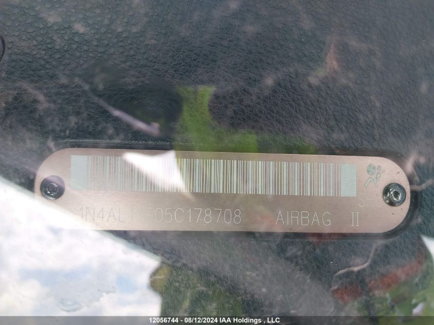 2005 Nissan Altima 2.5 S VIN: 1N4AL11E05C178708 Lot: 12056744