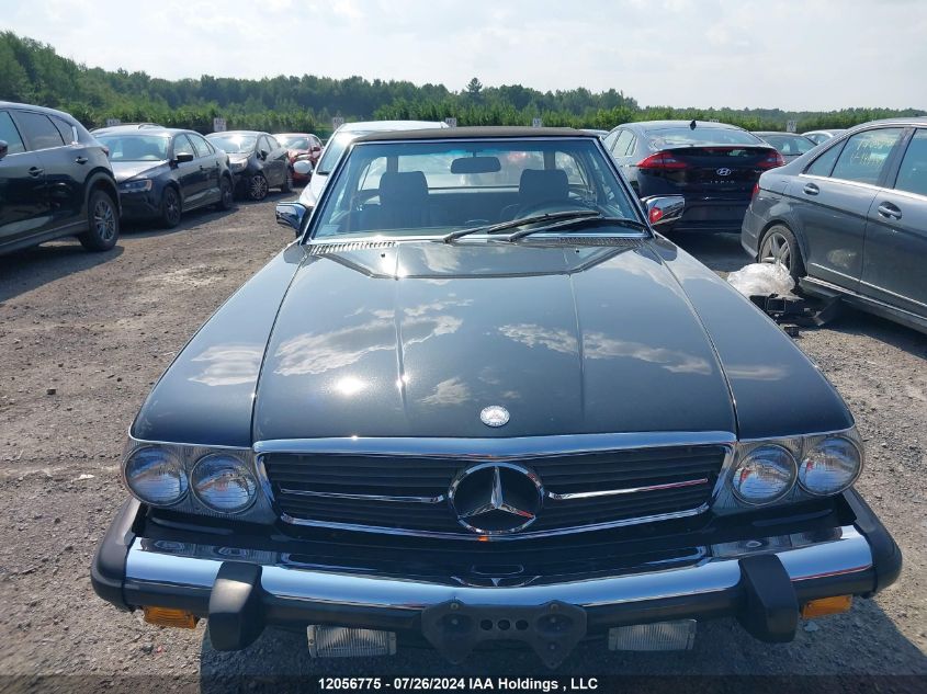 1988 Mercedes-Benz 560 Sl VIN: WDBBA48D6JA089572 Lot: 12056775