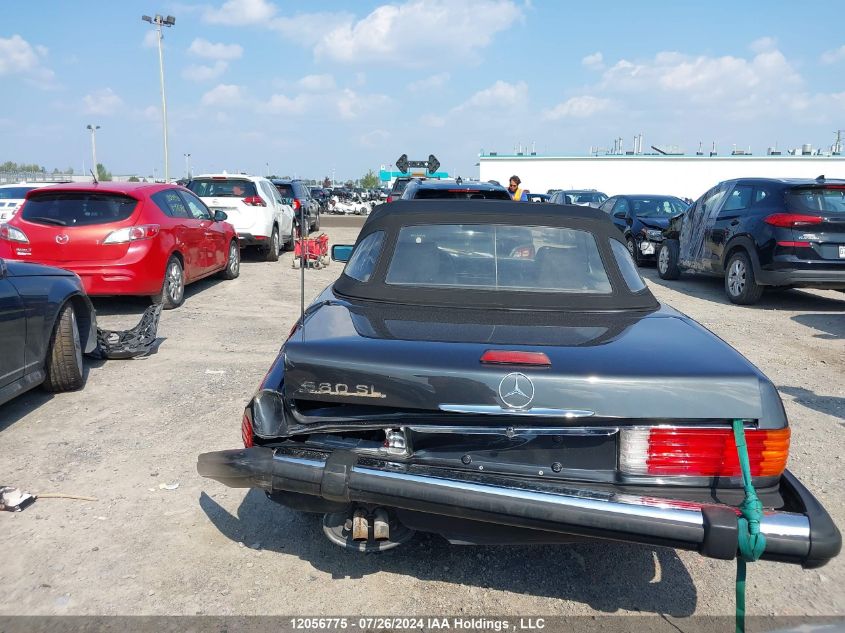 1988 Mercedes-Benz 560 Sl VIN: WDBBA48D6JA089572 Lot: 12056775