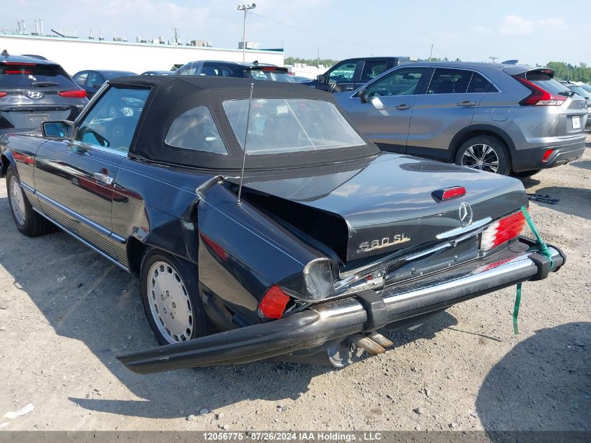 1988 Mercedes-Benz 560 Sl VIN: WDBBA48D6JA089572 Lot: 12056775