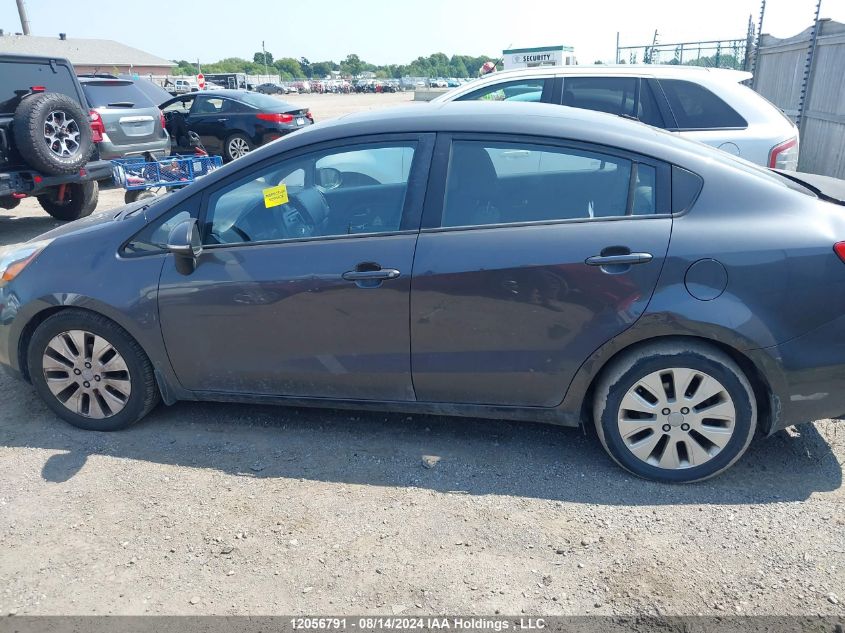 2014 Kia Rio VIN: KNADN4A38E6337620 Lot: 12056791