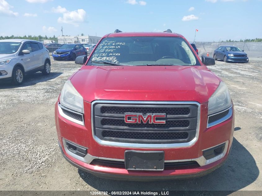 2013 GMC Acadia VIN: 1GKKRNED9DJ127115 Lot: 12056792