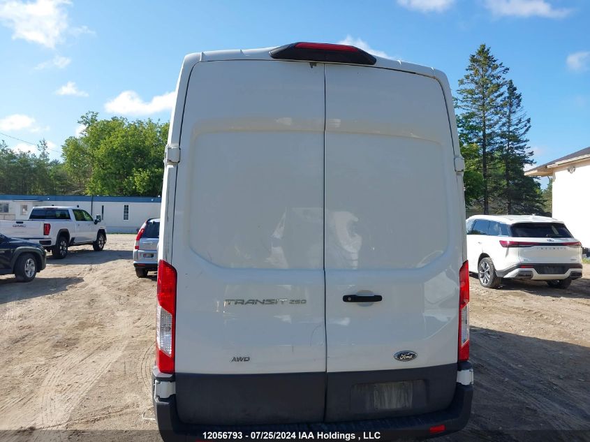 2022 Ford Transit T-250 VIN: 1FTBR3U82NKA25610 Lot: 12056793