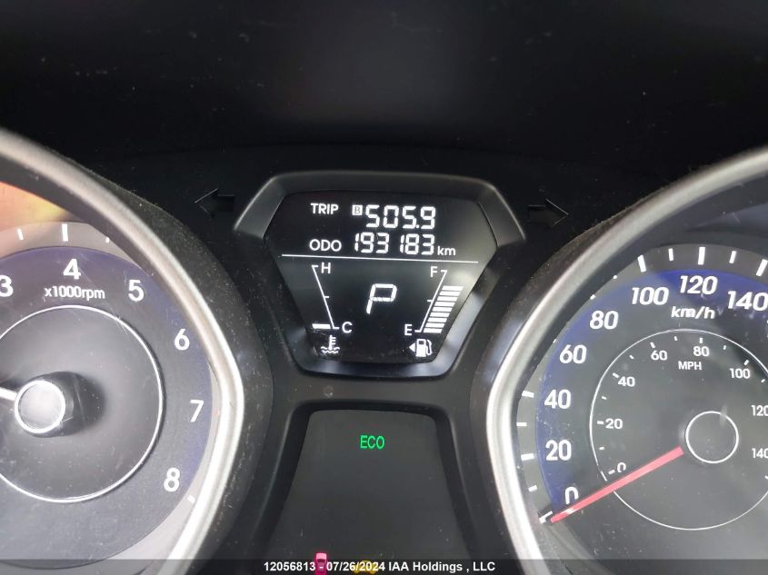 2013 Hyundai Elantra Gl VIN: 5NPDH4AE1DH382589 Lot: 12056813