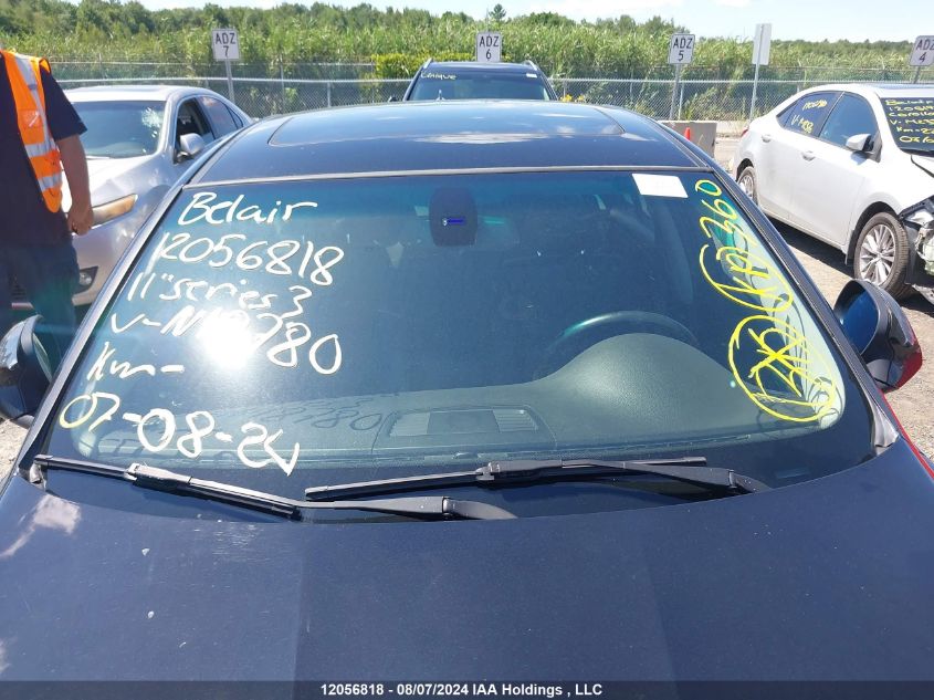 2011 BMW 3 Series VIN: WBAPG7G50BNN18780 Lot: 12056818