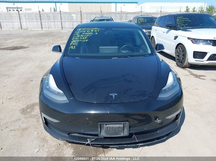 2019 Tesla Model 3 VIN: 5YJ3E1EAXKF414087 Lot: 12056831