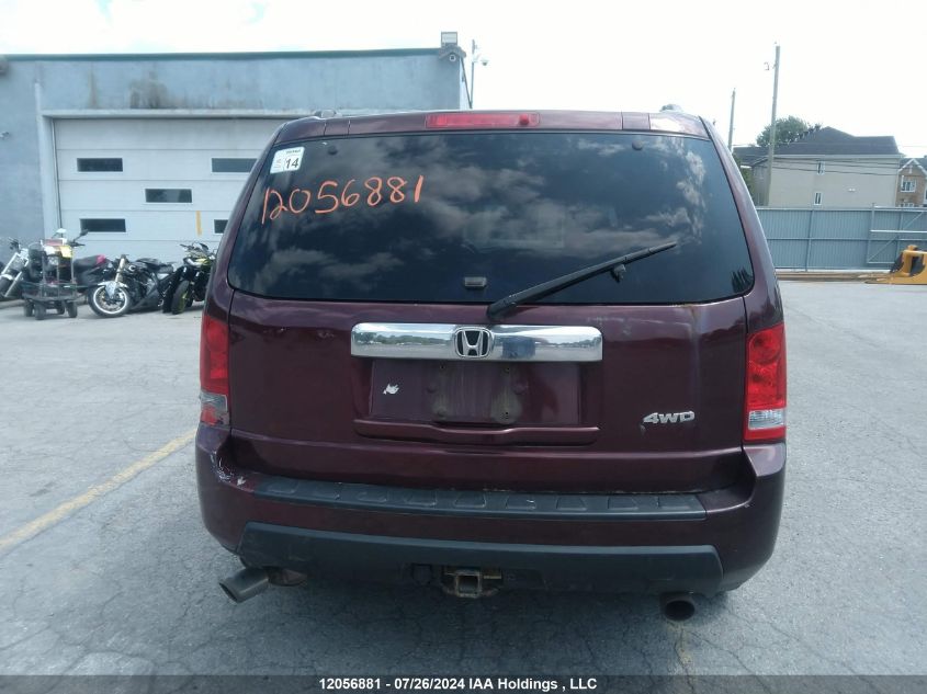 2010 Honda Pilot VIN: 5FNYF4H45AB502926 Lot: 12056881