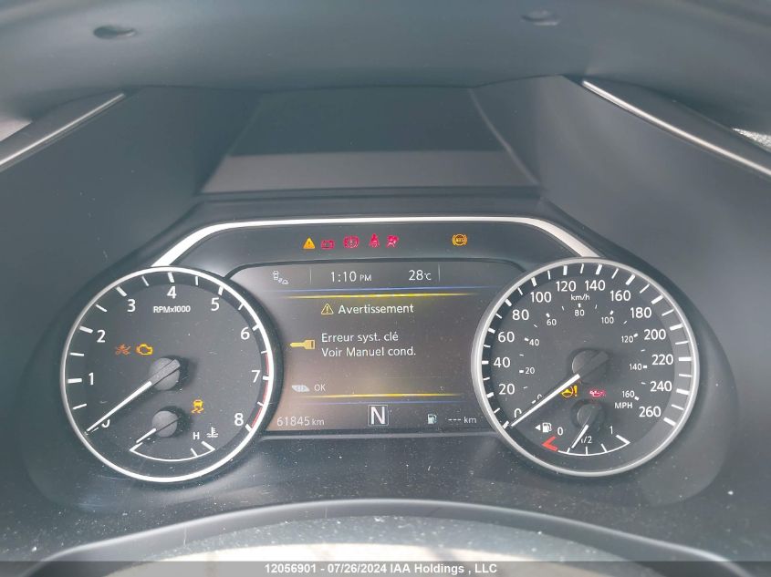 2019 Nissan Murano VIN: 5N1AZ2MS8KN124228 Lot: 12056901