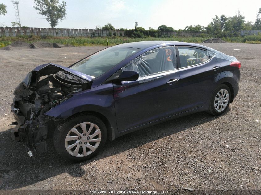 2013 Hyundai Elantra Gl VIN: 5NPDH4AE4DH333693 Lot: 12056910