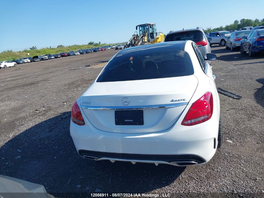 2016 Mercedes-Benz C-Class VIN: 55SWF4KB7GU121293 Lot: 12056911