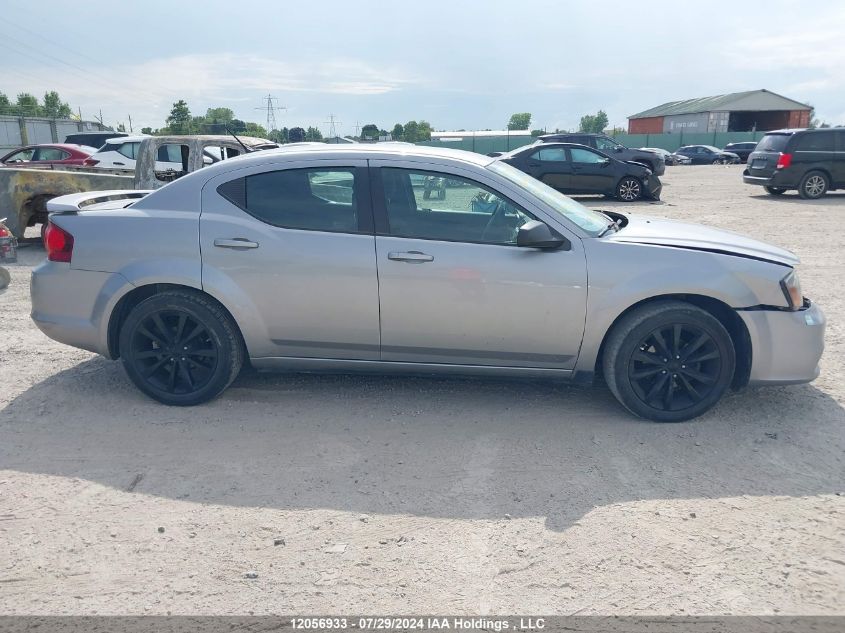 2013 Dodge Avenger VIN: 1C3CDZAB2DN772261 Lot: 12056933