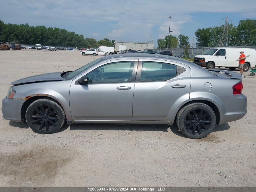 2013 Dodge Avenger VIN: 1C3CDZAB2DN772261 Lot: 12056933