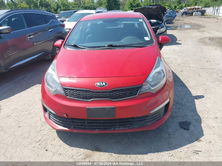 2016 Kia Rio VIN: KNADM4A35G6598922 Lot: 12056934