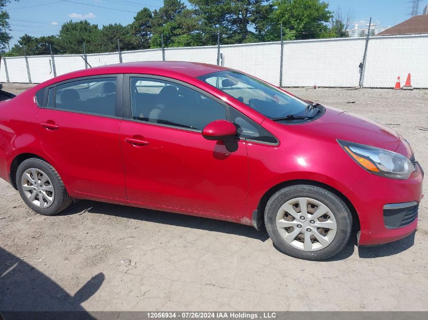 2016 Kia Rio VIN: KNADM4A35G6598922 Lot: 12056934