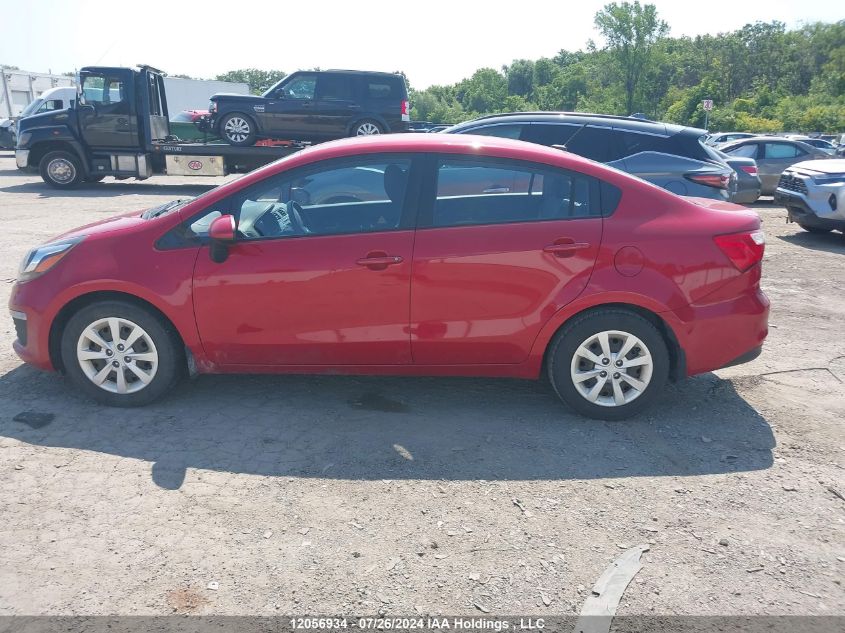 2016 Kia Rio VIN: KNADM4A35G6598922 Lot: 12056934