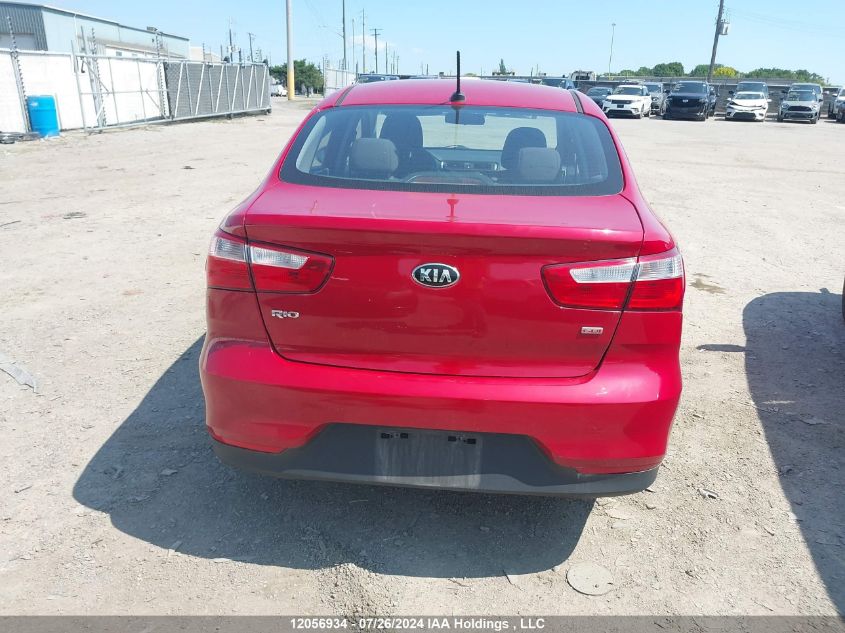 2016 Kia Rio VIN: KNADM4A35G6598922 Lot: 12056934