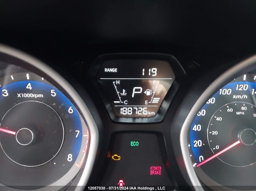 2016 Hyundai Elantra Sport Appearance VIN: KMHDH4AE7GU556378 Lot: 12057030