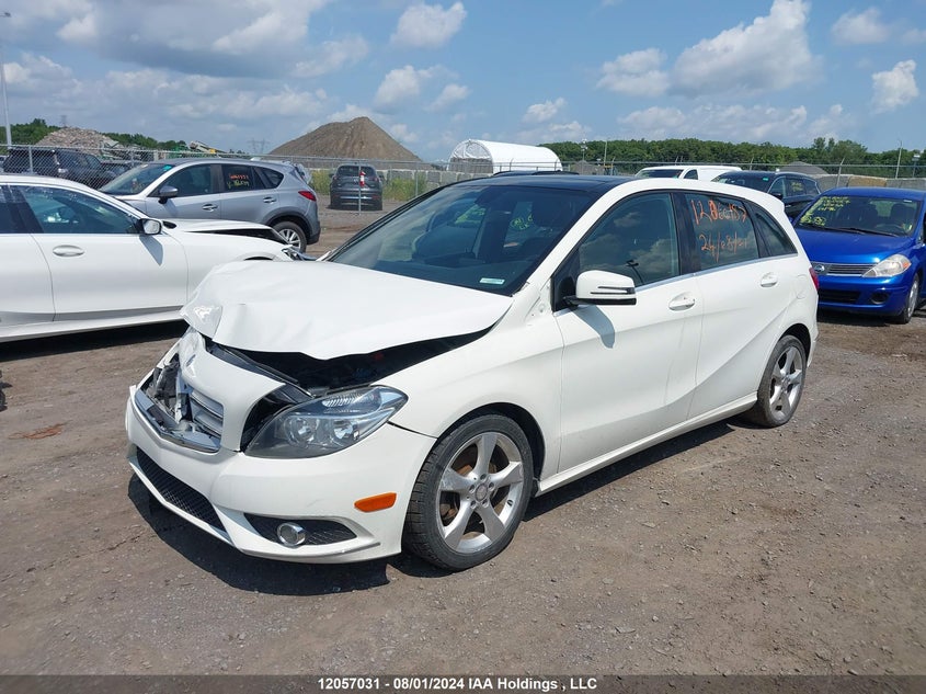 2014 Mercedes-Benz B-Class VIN: WDDMH4EBXEJ217042 Lot: 12057031
