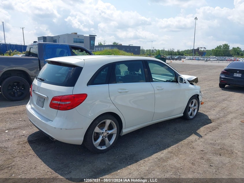2014 Mercedes-Benz B-Class VIN: WDDMH4EBXEJ217042 Lot: 12057031