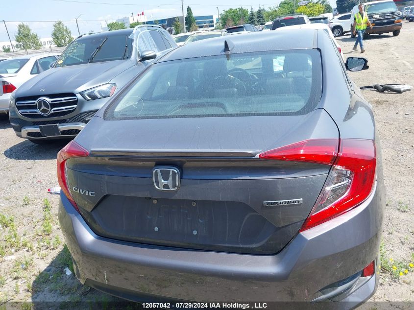 2018 Honda Civic Touring VIN: 2HGFC1F98JH105235 Lot: 12057042