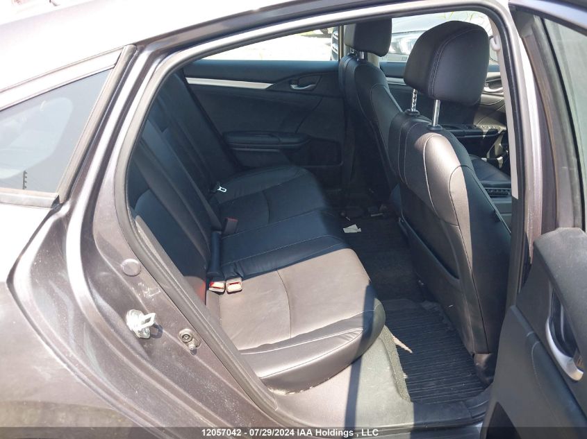 2018 Honda Civic Touring VIN: 2HGFC1F98JH105235 Lot: 12057042