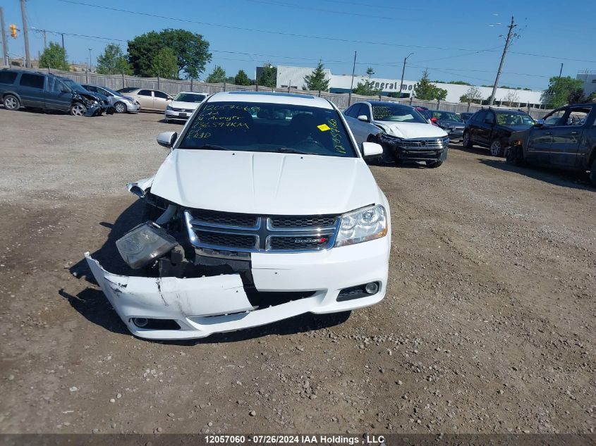 2014 Dodge Avenger Sxt VIN: 1C3CDZCB6EN121665 Lot: 12057060