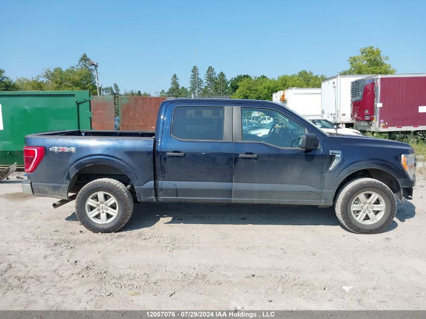 2022 Ford F150 Supercrew VIN: 1FTFW1E56NFB61234 Lot: 12057076