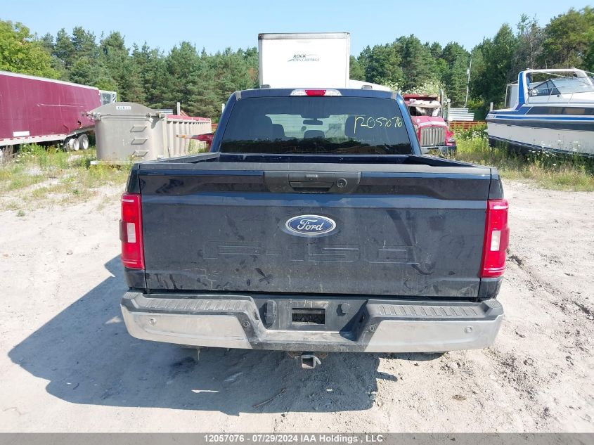 2022 Ford F150 Supercrew VIN: 1FTFW1E56NFB61234 Lot: 12057076