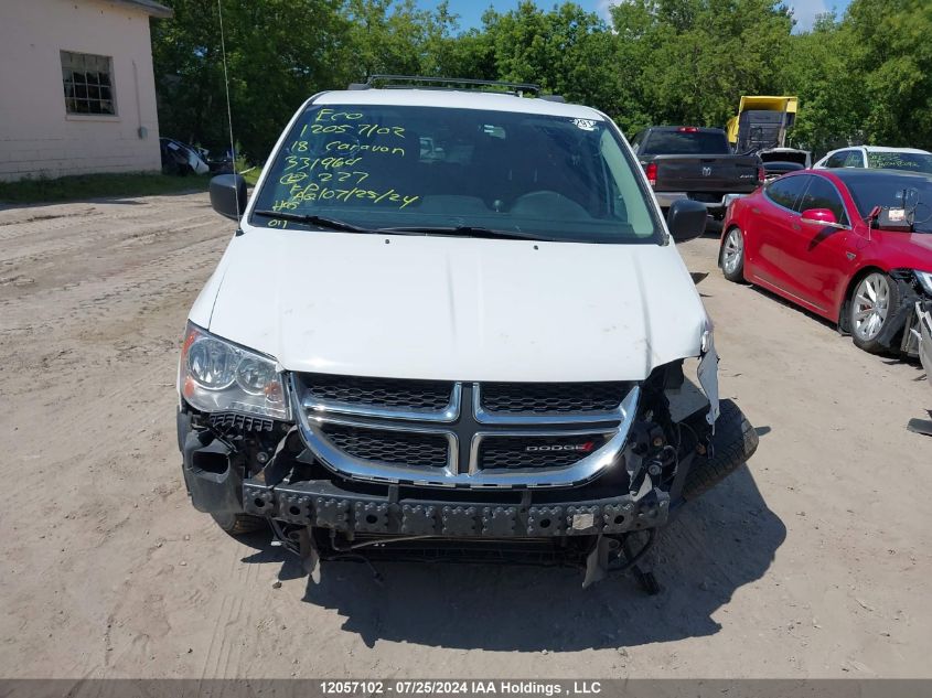 2018 Dodge Grand Caravan VIN: 2C4RDGBG8JR331964 Lot: 12057102